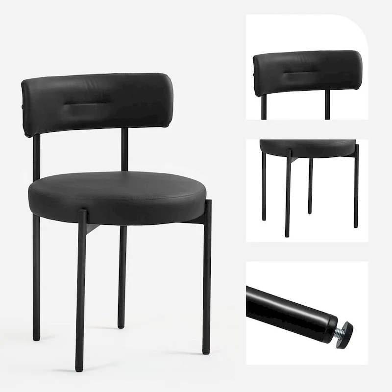 AVAWING Dining Chairs Mid-Century Modern Kitchen Chairs Set of 4