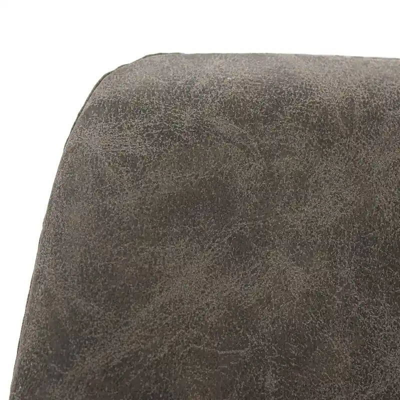 Markley Leather Dining Chair Set of 4 With Gold Metal Legs Modern Accent Side Chair