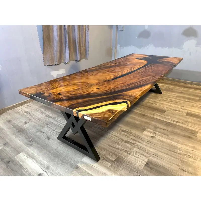 Sundaland 118  Large Slap Live Edge Dining Table