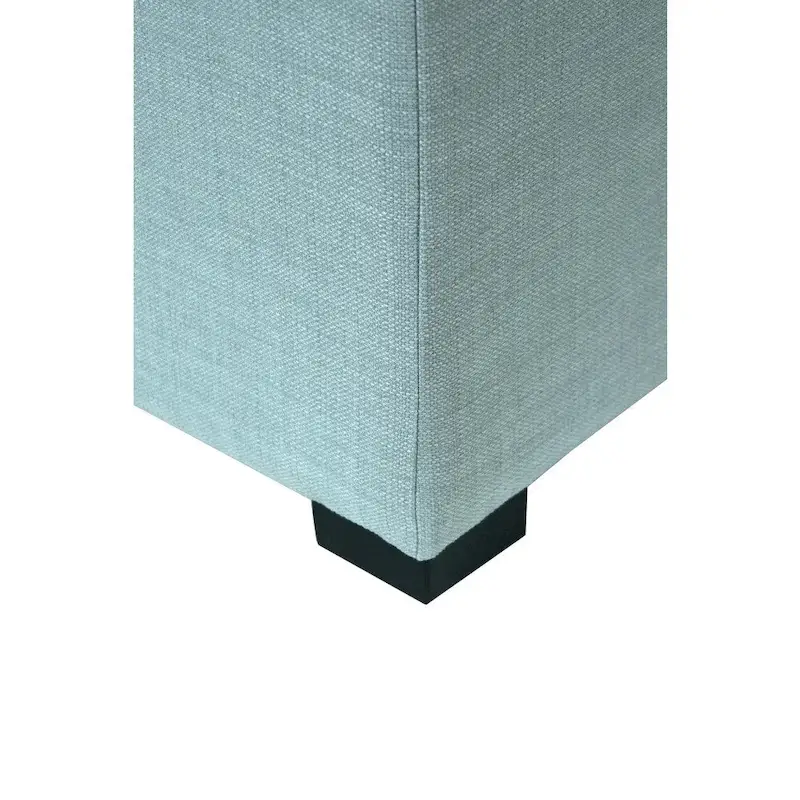 MJL Furniture Solid 4 Button Tufted Square Ottoman