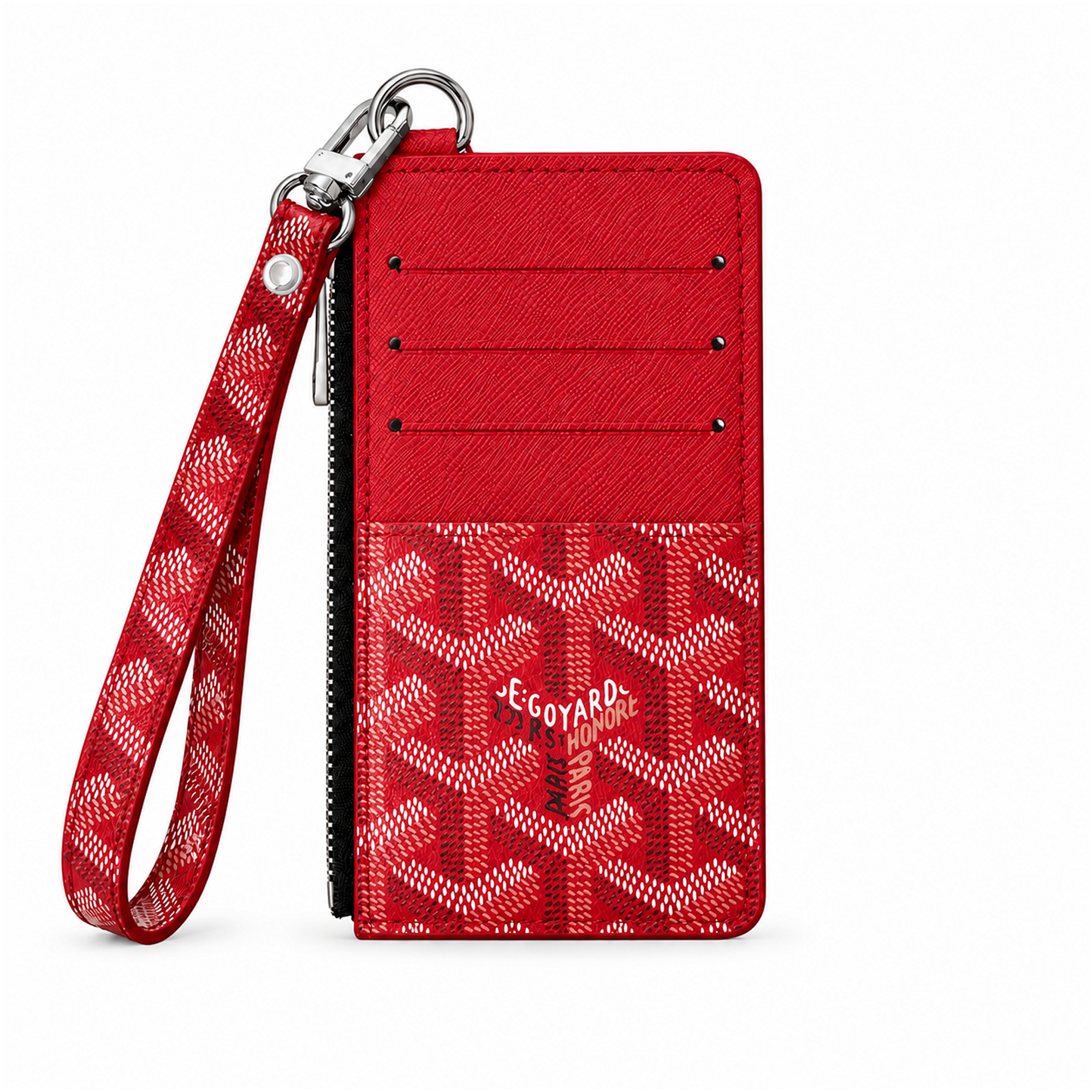GO Chevron Zipline 07 Wrist Strap Card Holder - Vania Cases