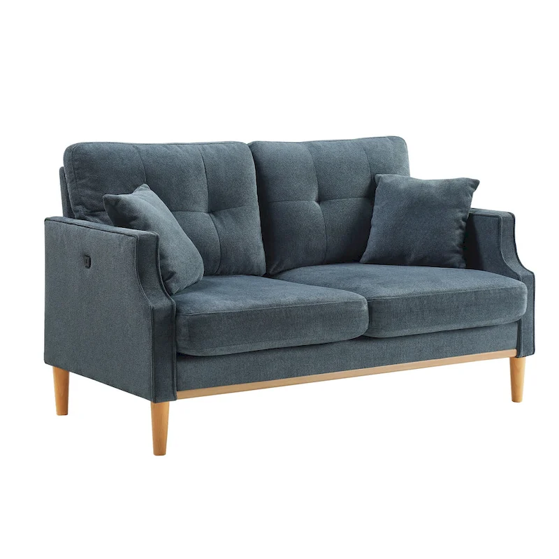 Modern Loveseat Sofa with USB Charge
