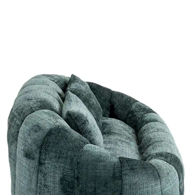 Emerald Modern 59 Chenille Loveseat Chaise Lounge Chair