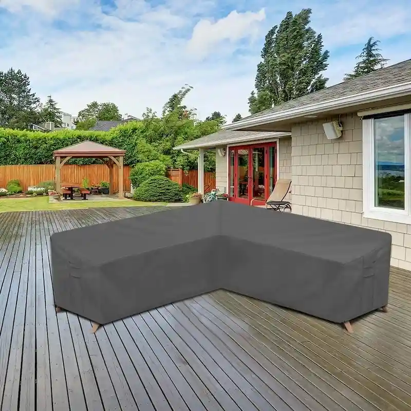Outdoor Sectional Cover V/L Shaped Sofas Durable & Weather-Resistant