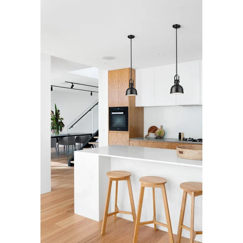 Z-Lite Melange Single Light 8  Wide Pendant