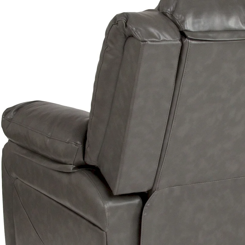 Microfiber Pillow Back Recliner