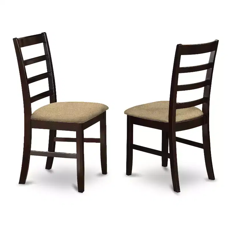 Dining Room - Table with Chairs - Eclectic Style - Cappuccino Finish - Kitchen Dinette