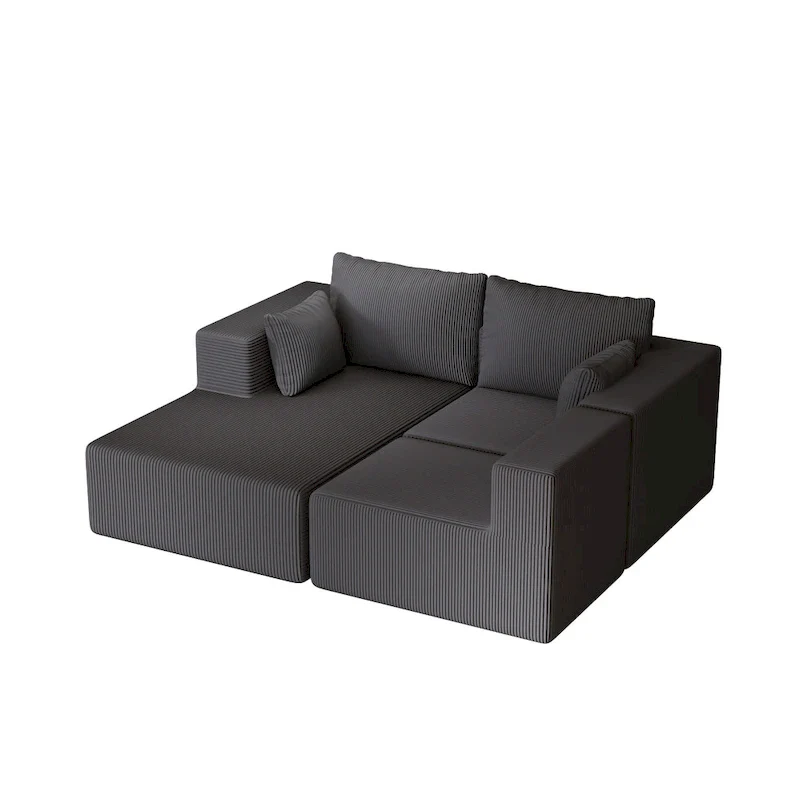 108.3Inch Modular L Shaped Sectional Sofa Couch with Chaise Lounge