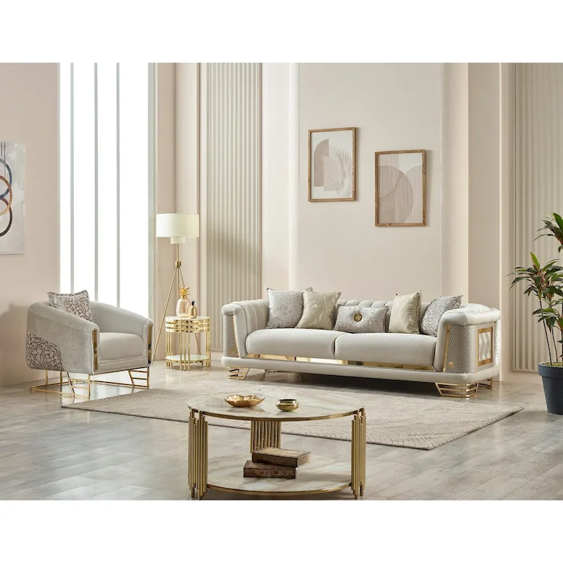 Roseau 2-piece Living room Set (1 Sofa & 1 Chair )