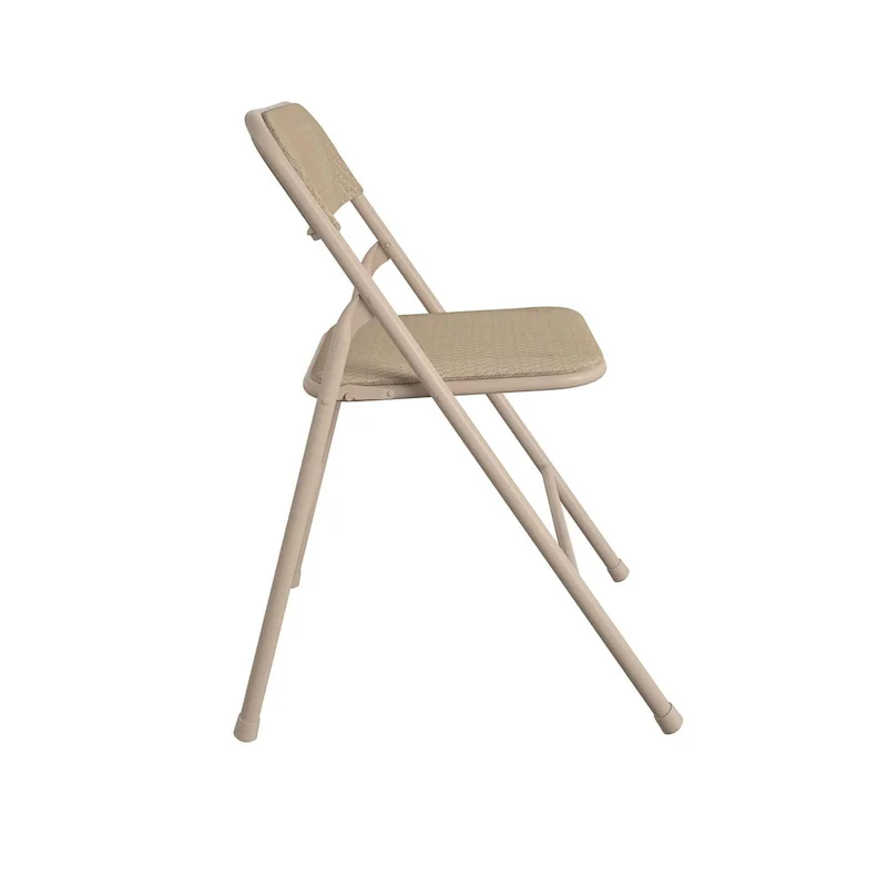 COSCO 5-Piece Folding Vinyl Table and Fabric Chair Set - 5 piece