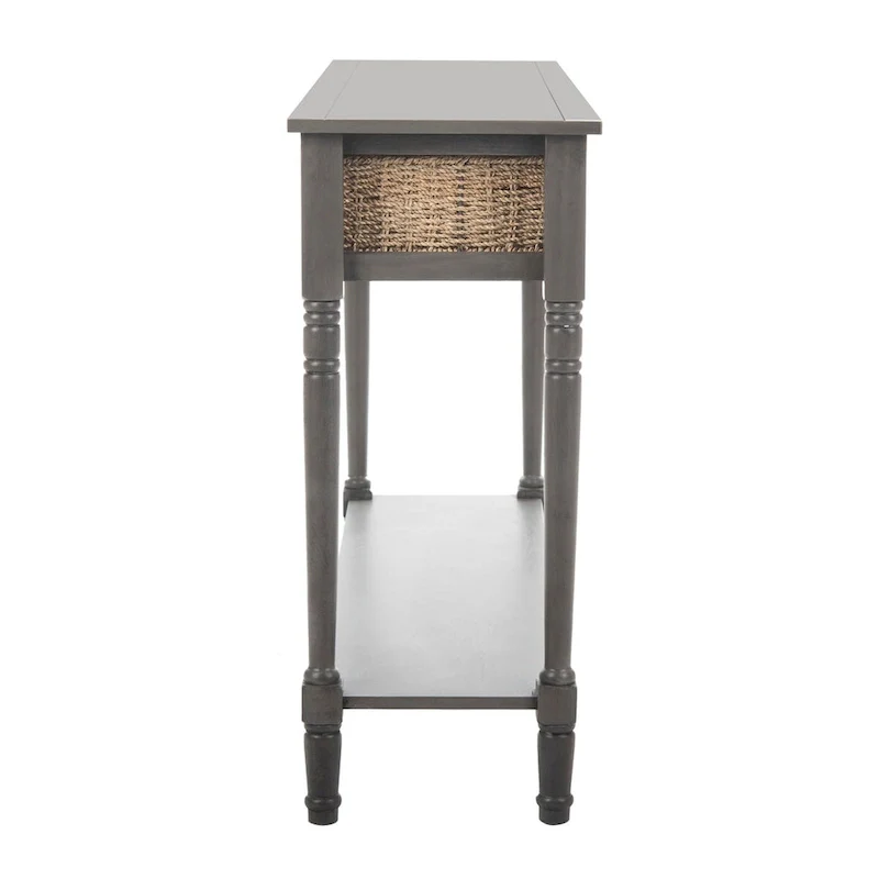 SAFAVIEH Edyth Grey Console - 44.5 x 13.4 x 31.5 - 45Wx13Dx32H
