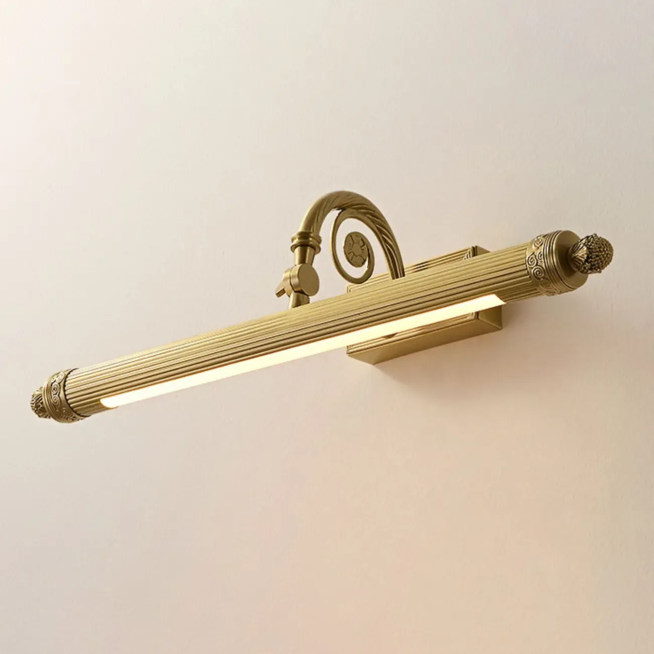 Bathroom Golden Down Tube Warm Glow LED Vanity Light