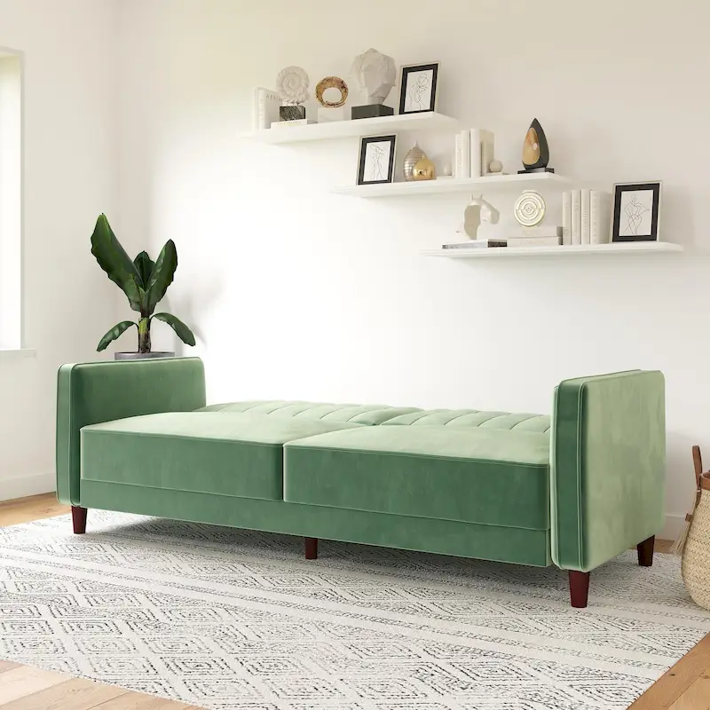 Avenue Greene Ivy Tufted Transitional Futon