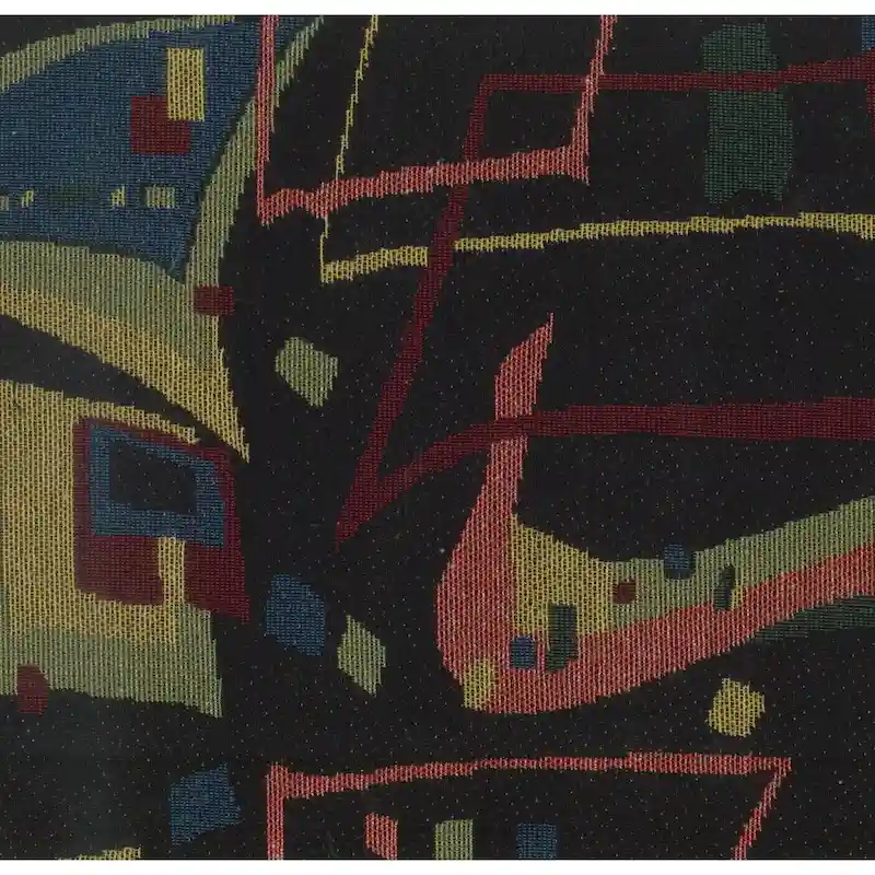 Bali 18-inch Footstool with Tapestry Cushion