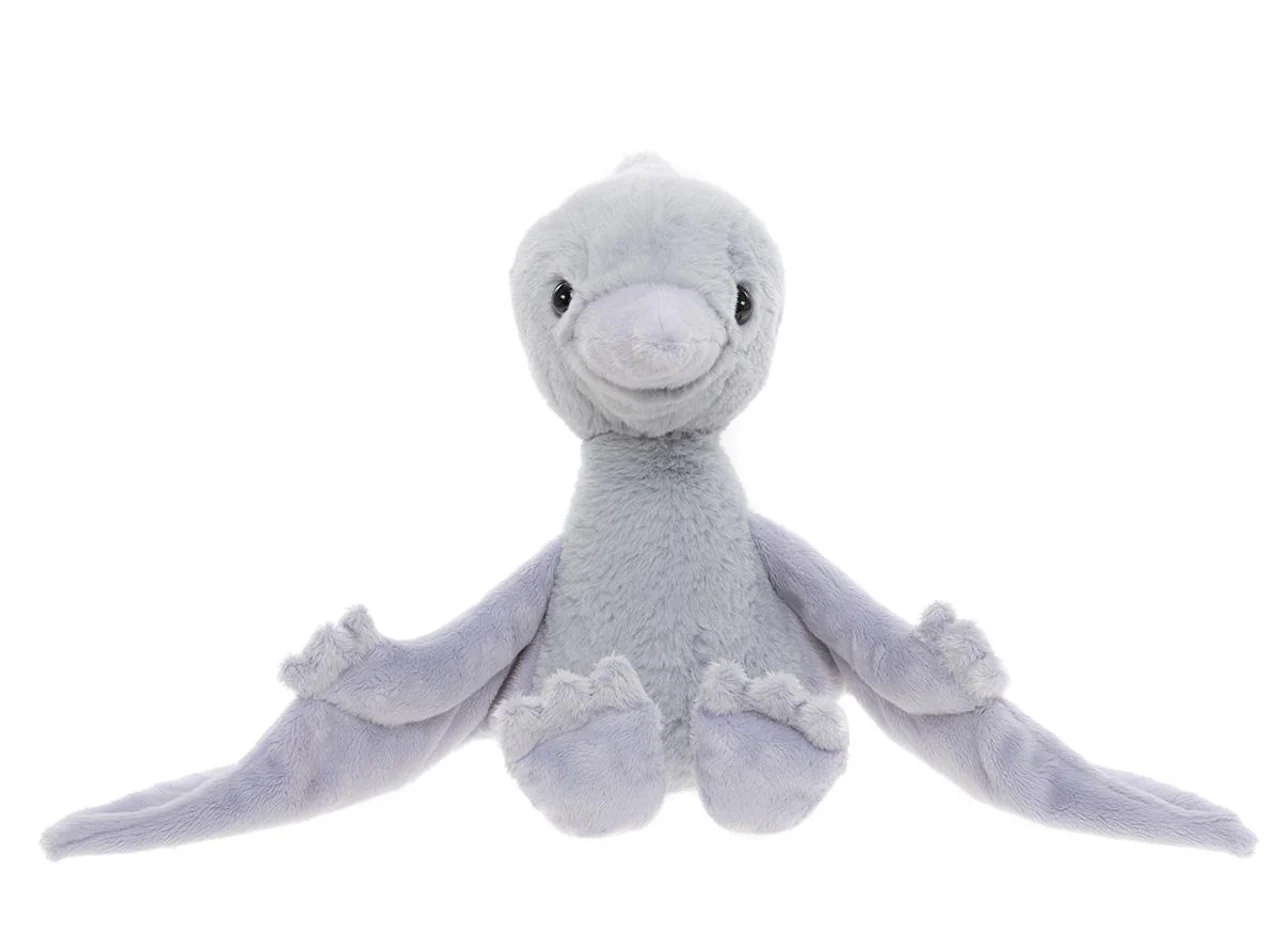 Bear & Me By Charlie Bears Wings Pterodactyl Cloudy Grey L 36cm