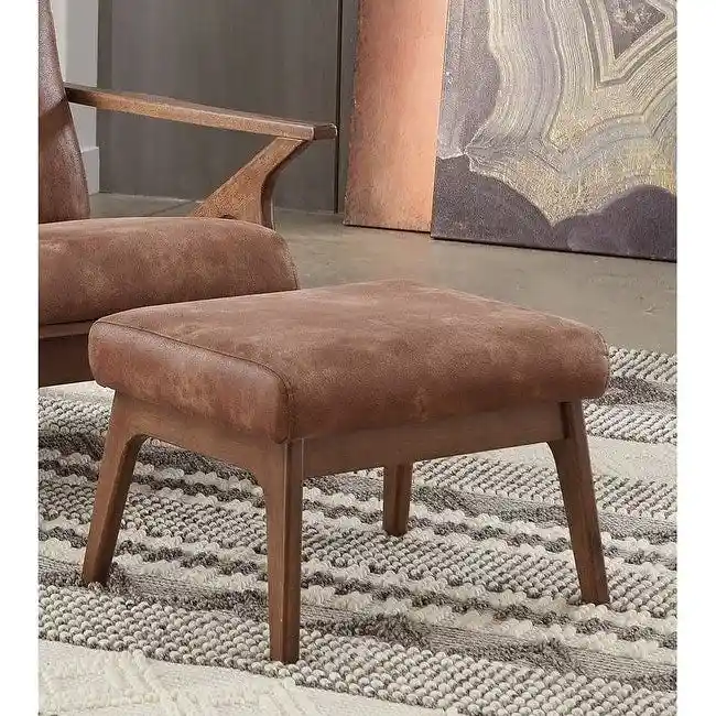 Simple Living Bianca Solid Wood Ottoman