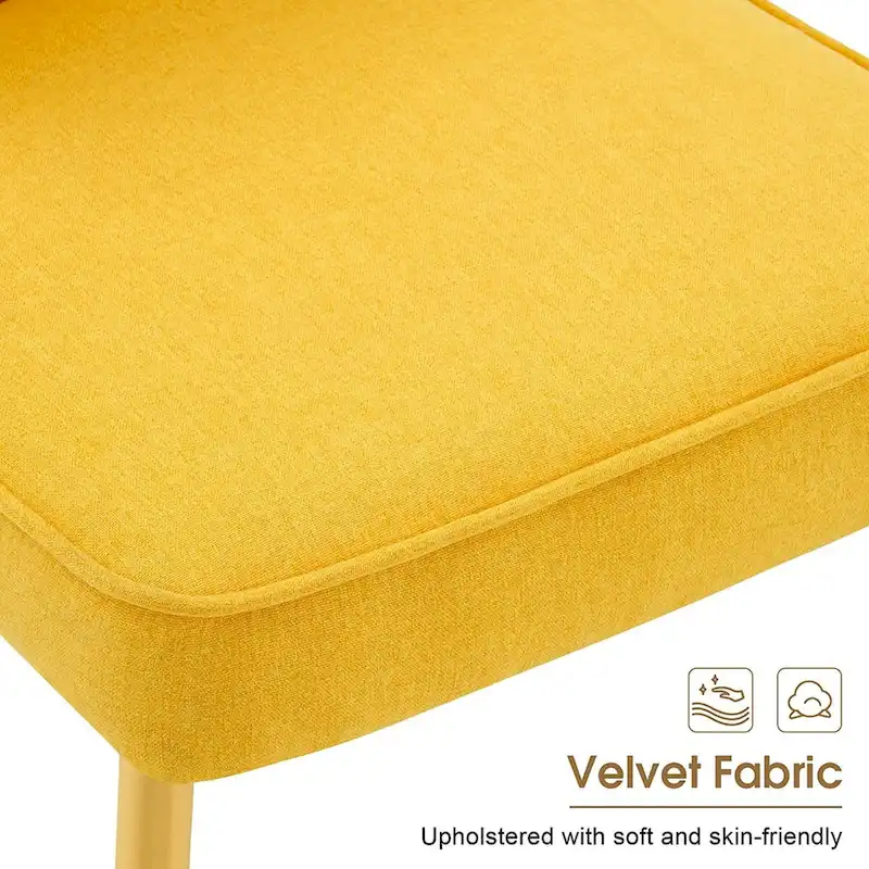 Tufted Button Back Room Chair Set of 2