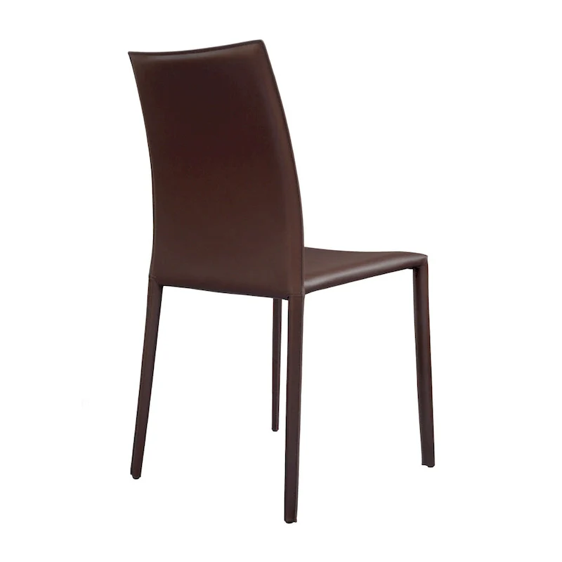 Lynda Mid-Century Modern Bonded Leather Dining Chair