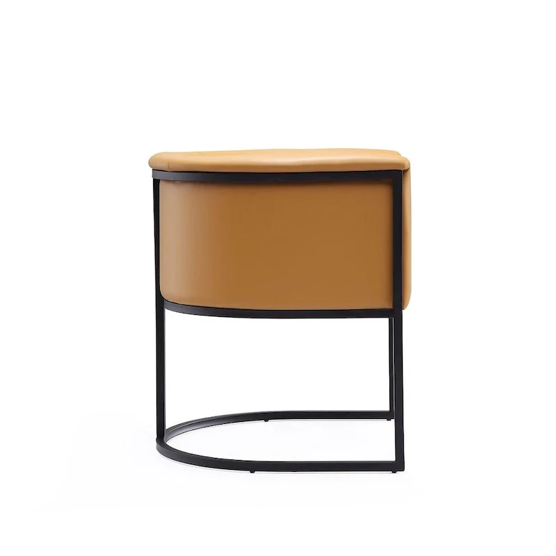 Faux Leather Dining Chairs Set of 2 - Pebble/White/Saddle/Tan/Black