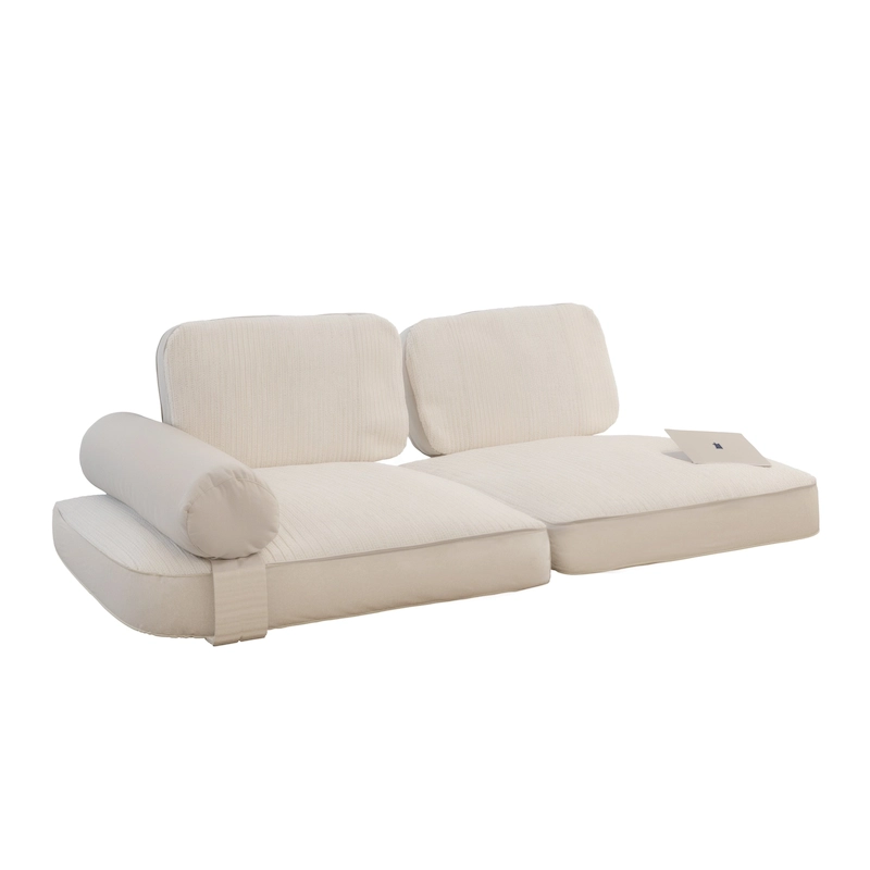 WOWMAX Convertible Love Seat Sofa Floor Bed Chair