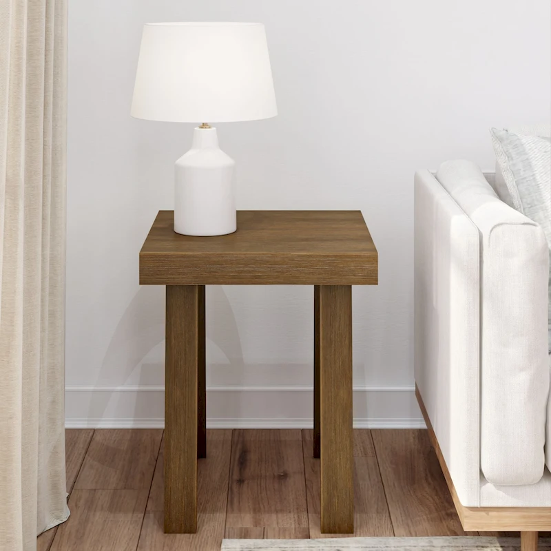 Plank and Beam Classic Square Side Table - 20.25