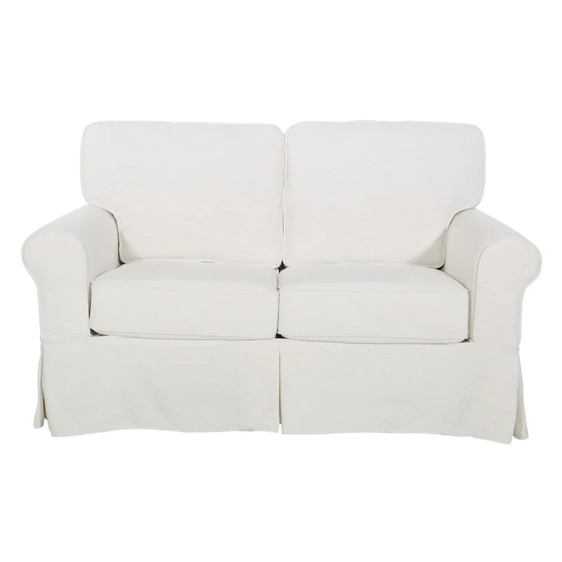 Mid-century Slipcover Loveseat
