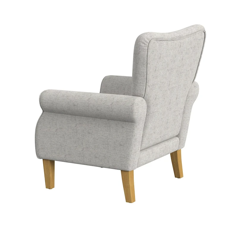 HomePop Rolled Arm Accent Chair
