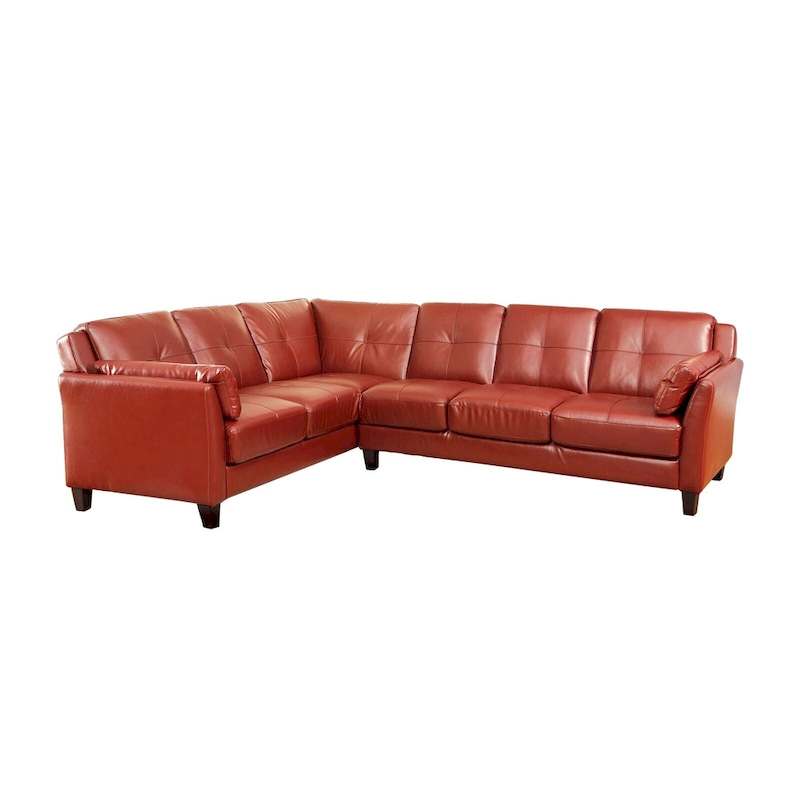 Leatherette Modular Plush Sectional Sofa