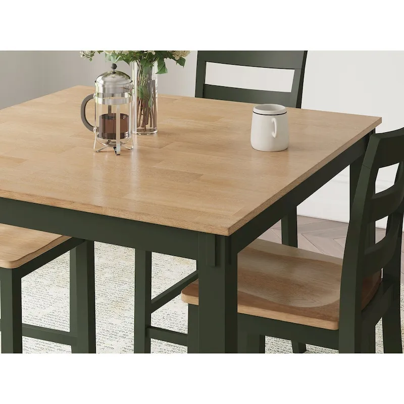 Signature Design by Ashley Gesthaven Counter Height Dining Table and 4 Barstools (Set of 5)