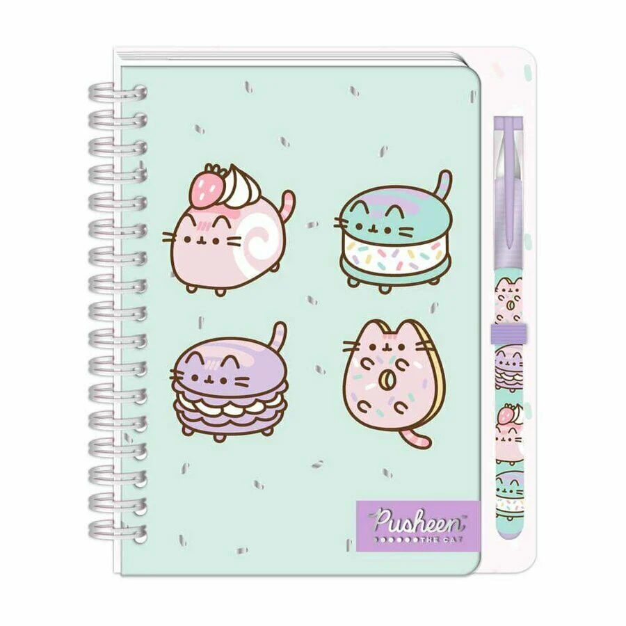Pusheen Dessert Notebook Sticky Notes & Pen Set