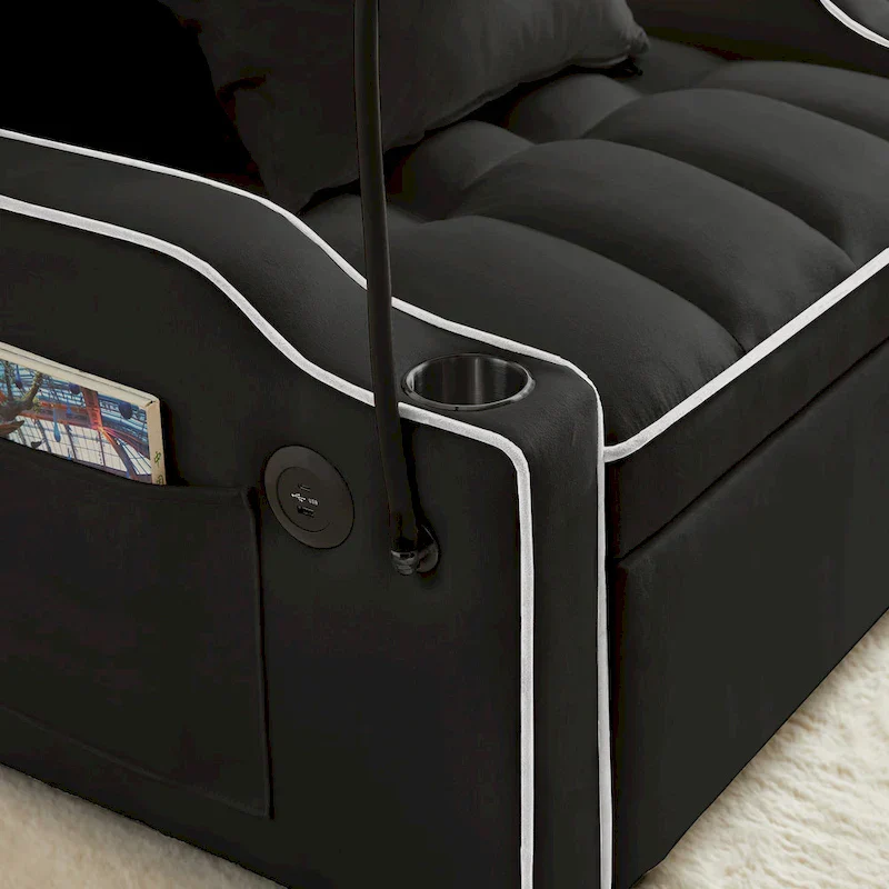 Convertible Sleeper Chair Sofa Bed Adjustable