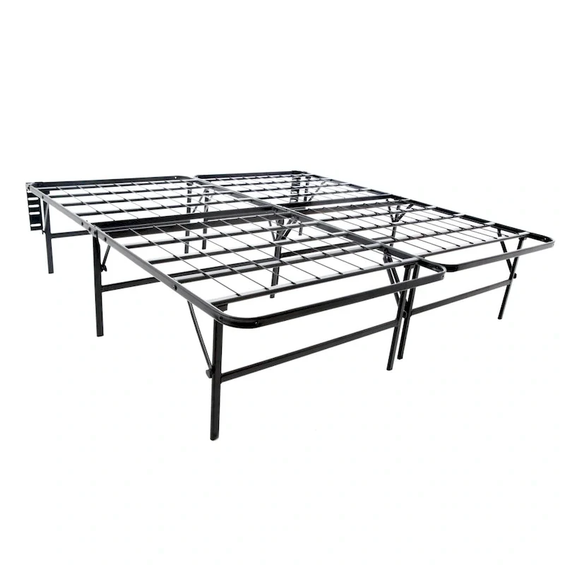 Brookside Full-size Platform Bed Frame and Box Spring in One Foldable Bed Base