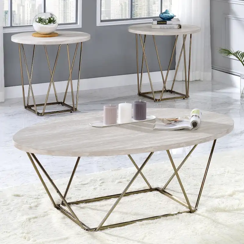 Ravine Marble Top Coffee Table
