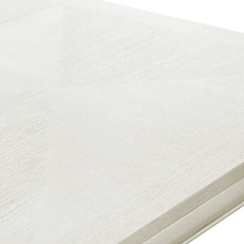 Modern 90-Inch Wood Extendable Dining Table with 18-Inch Leaf