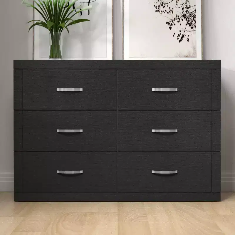 Galano 6-Drawer Double Dresser with Interlock Safety 46.5 W  16.1 D  31.0 H