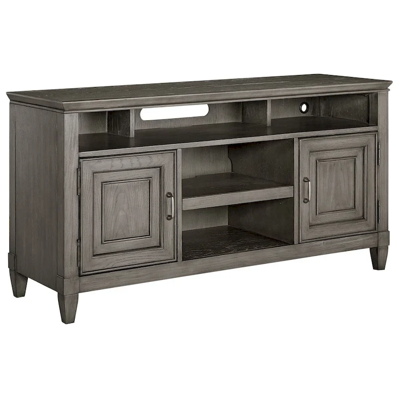 Origins by Alpine Newport Wood TV Console in Stone