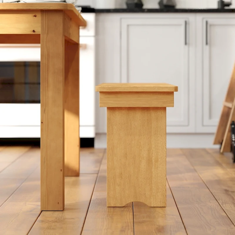 40 x 12 Antique Rustic Solid Pine Folding Farm Bench