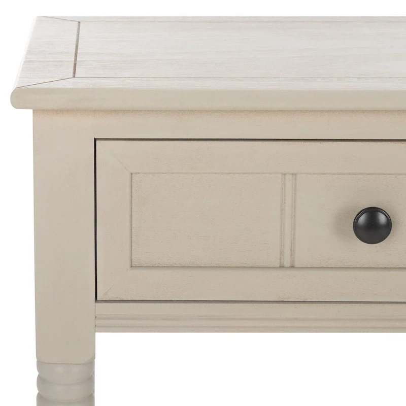 Grey 2-Drawer Console Table - 35.8 x 13.8 x 29.5 - 36Wx14Dx30H