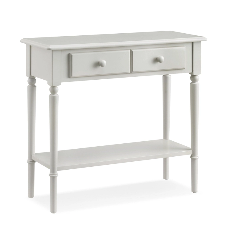 Leick Home Coastal One Drawer Narrow Hall Console Sofa Table