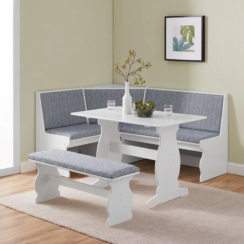 Breakfast Nook 3-piece Dining Set