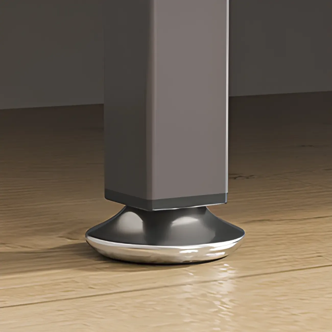 Modern Steel Multi-Shelf Sideboard with Pegboard Back