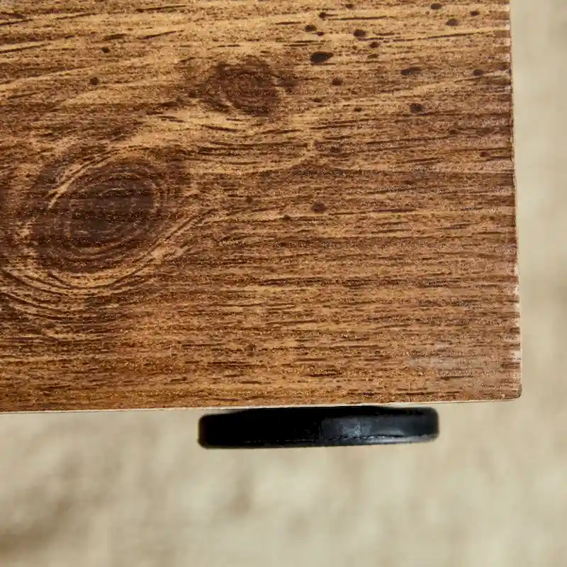 Modern Coffee Table, MDF with Wood Grain & Marble-Inspired Pattern, Easy Assembly, 10-15 Min