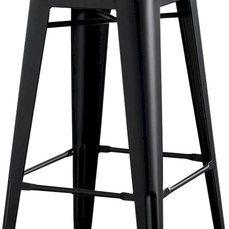 AC Pacific 30 Inch Metal Barstool Set of 2
