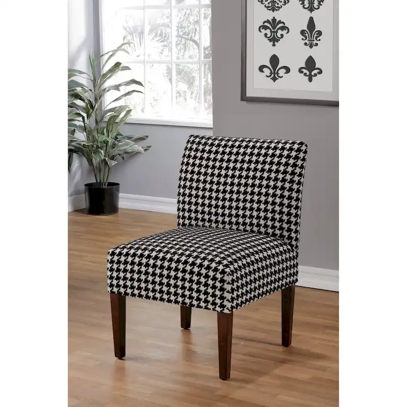 Armless Slipper Chair – Multiple Colors, Polyester, Single Seat