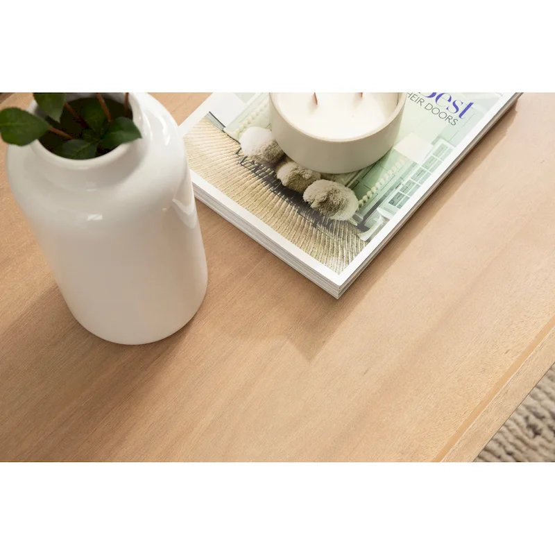 Kate and Laurel Eastmont Rectangle Wood Coffee Table