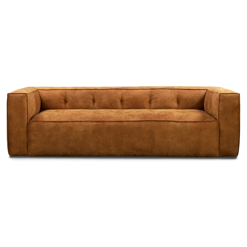 Poly & Bark Capa 92 Sofa - Full Grain Genuine Italian Leather