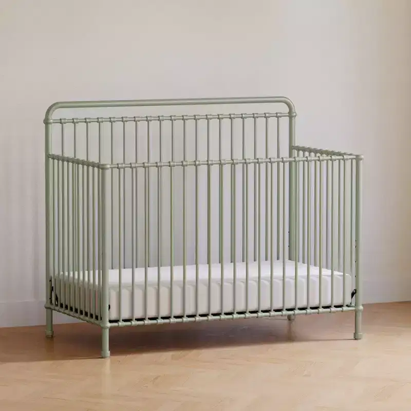 4-in-1 Convertible Metal Crib