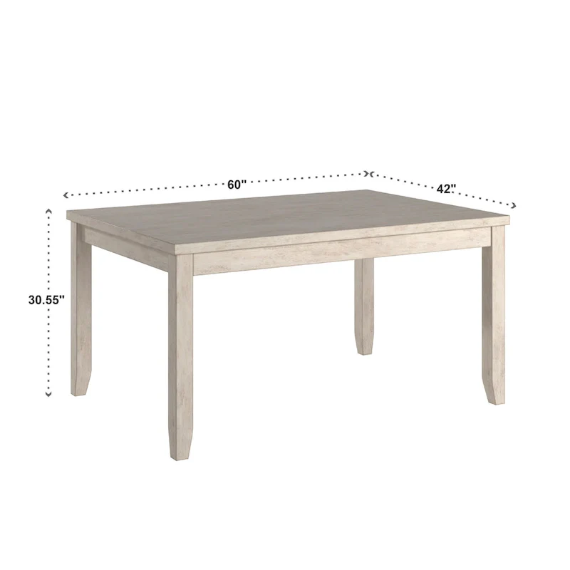 Wood Rectangular Dining Table