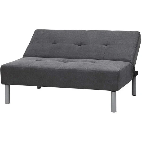College Mini-Futon - Steel Gray by DormCo