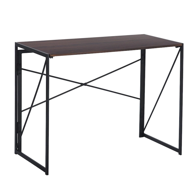 HomyLin 39  Simple Folding Study Writing Desk, No Assembly Required